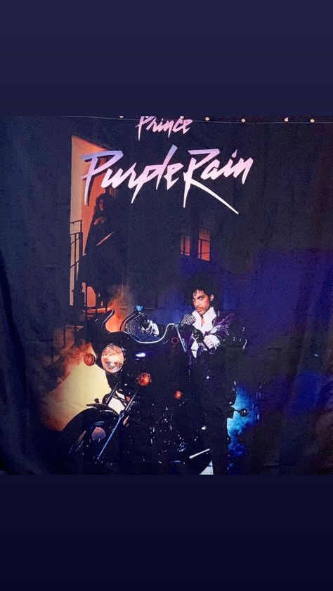 Rain Party Theme, Purple Rain Themed Birthday Party, Prince Purple Rain Themed Birthday Party, Purple Rain Party Theme, Purple Rain Party, Prince Birthday Theme, 43rd Birthday, Prince Purple Rain Tour, Prince Purple Rain Album Cover