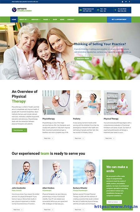 15 Best Physiotherapy Physical Therapy WordPress Themes 2017  Link: https://www.frip.in/physiotherapy-wordpress-themes/  #physicaltheraphytheme #physiotheraphytheme Therapy Website Design, Therapy Website, Theme List, Sports Therapy, Medical Business, Website Design Layout, Massage Therapist, Wordpress Themes, Website Templates