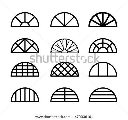 Semi-circle Stock Photos, Royalty-Free Images & Vectors - Shutterstock Semi Circle Window, Circle Window, Retro Door, Circle Designs, Circle Images, Shape Vector, Window Frame, Circle Design, Architecture Drawing