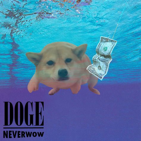 Doge meme, Much Grunge,  Very Nirvana, So Art Nirvana Meme, Nirvana Poster, Doge Meme, Futuristic Robot, Grunge Band, Band Memes, Ideas Creativas, Studio Album, Nirvana