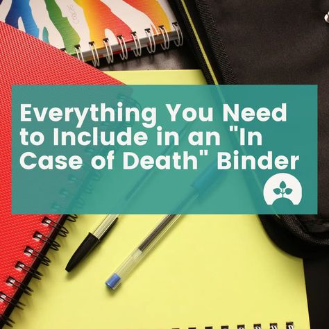 Life Binder Printables, Document Binder, Life Checklist, Life Organization Binder, Family Emergency Binder, Printables Ideas, Estate Planning Checklist, Emergency Binder, When Someone Dies