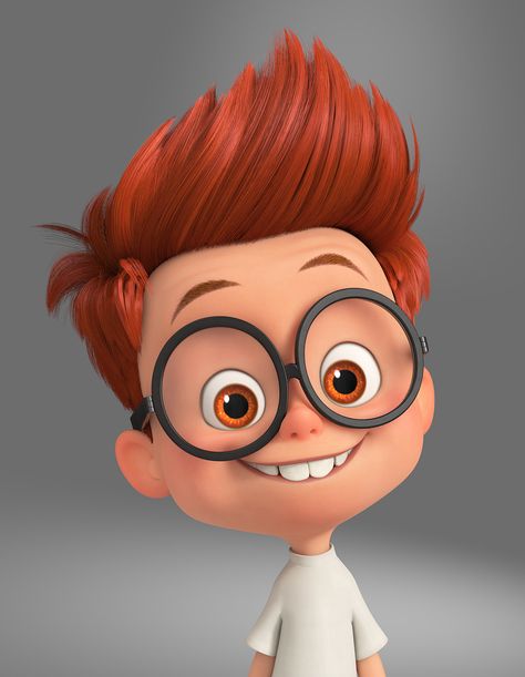 ArtStation - Peabody and Sherman, Phiyen Nguyen Peabody And Sherman, Secondary Characters, Cartoon Boy, Hair