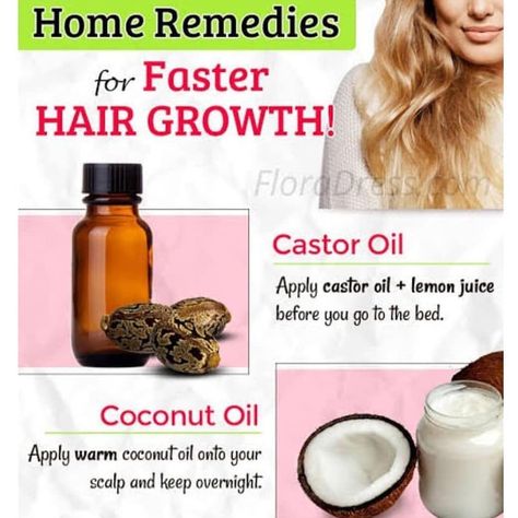 DIY REMEDIES on Instagram: “home remedies for faster hair growth and to make your hairs shiny and silky . follow @diy.remedies for more remedies ❤️❤️ #diyremedy…” great ideas and tips for growth, and damaged or loss of hair, using coconut oil and castor oil. styles Faster Hair Growth, Hair Silky, Diy Remedies, Fast Hairstyles, Hair Growth Faster, Perfect Curls, Silky Hair, Shiny Hair, Castor Oil