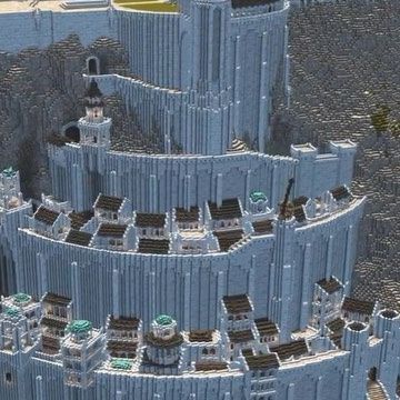 Lord Of The Rings on Instagram: "Minas Tirith made in Minecraft 🏳️ Double tap if you find this amazing! Tag someone who needs to see this 👆🏼 Follow @lotrology for more content! Cr: @lances_2 #lotr #lordoftheringsofficial #lordoftheringsart #lordoftherings #lordoftheringsedit #legolas #gimli #fyp #fy #hobbit #tolkien #hobbit #hobbiton #hobbitonmovieset #minastirith #minecraft #minecraftmemes #minecraftideas" Minecraft Lotr Builds, Rivendell Minecraft, Minecraft Lord Of The Rings, Lord Of The Rings Minecraft, Lotr Minecraft, Server Ideas, Tolkien Hobbit, Minas Tirith, Minecraft Plans