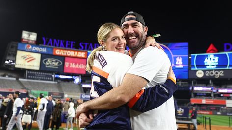 Kate Upton details \'insane\' life as baseball WAG to Justin Verlander #DailyMail Chelsea Team, Anthony Rizzo, Justin Verlander, Relationship Timeline, Kate Upton, Sports Illustrated Swimsuit, Swimsuit Models, Second World, Sports Illustrated