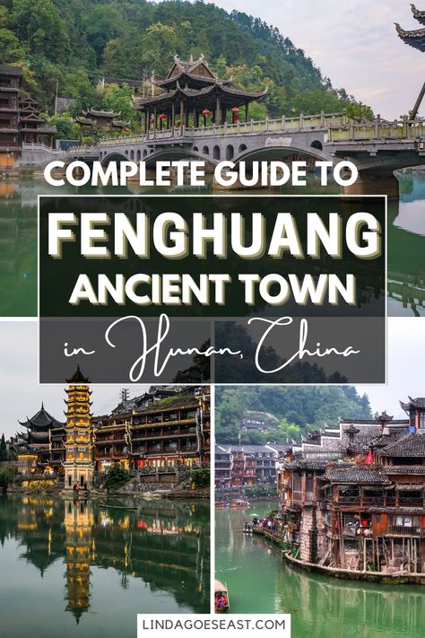 Chances are you landed here after seeing beautiful photos of the mystic Fenghuang Ancient Town on Instagram or Pinterest. Or perhaps you’re looking for a unique place to visit in Hunan Province in China and stumbled upon Fenghuang this way. Whatever the case, Fenghuang Ancient Town is a stunning place, and you won’t regret a visit. To make sure you get there safely and don’t miss the most important things to see, here’s the ultimate guide to Fenghuang Ancient Town. Shanghai Travel, Travel Asia, Asia Destinations, The Mystic, Place To Visit, China Travel, Solo Female Travel, Future Travel, Best Places To Travel