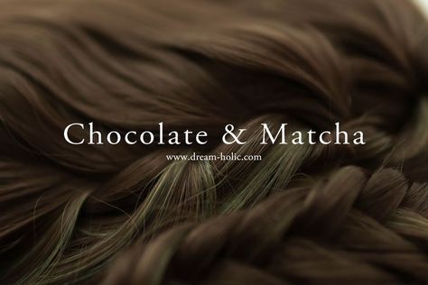 Matcha Chocolate Hair Color, Chocolate Hair Color, Matcha Chocolate, Ash Hair, Hair Color Chocolate, Ash Hair Color, Chocolate Hair, Hair Color Shades, Cool Hair Color