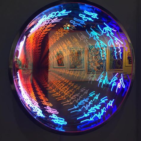 OLIVIA STEELE || LIGHT ARTIST on Instagram: “I’ll take 2 please ! ! !  I think im in L⚪️VE 🤤. This polished stainless steel infinity mirror disc just debuted  at…” Infinity Art Installation, Mirror Installation Art, Infinity Mirror Art, Olivia Steele, Infinity Mirrors, Traffic Mirrors, Mirror Booth, Mirror Letters, Mirror Video