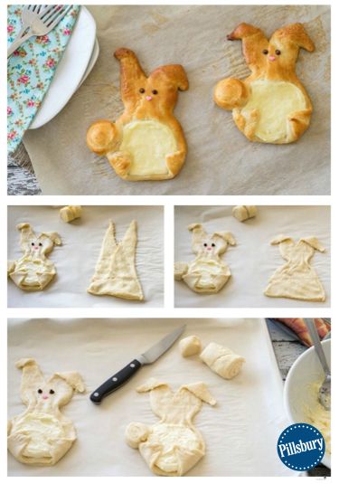 Cream Cheese Crescent Bunnies are easy to make and the perfect Easter treat! Made with Pillsbury refrigerated crescent dinner rolls and other simple ingredients. We’re guessing some bunny you know will love this quick twist on Danish rolls for your Easter table! Follow the simple recipe here. Crescent Dinner Rolls, Easter Food, Crescent Roll Recipes, Holiday Eating, Meat Dinners, Peter Cottontail, Easter Dinner, Hoppy Easter, Crescent Rolls