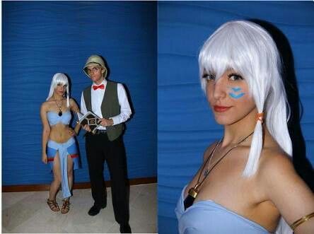 Atlantis, costume, disfraz, couple goals, Journey To Atlantis Costume, Atlantis Costume, Milo Atlantis, Atlantis Kida, Milo And Kida, Kida Atlantis, Princess Kida, Great Costume Ideas, Costume Couple