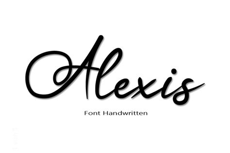 Download Alexis font for iOS, Android, macOS, or Windows for free, or you can buy the full version with a commercial license here. Alexis is a sweet and cursive handwritten font. This gentle font will look gorgeous on a variety of design ideas. It will add a joyful and romantic touch to each of your […] The post Alexis Font appeared first on FreeFontDL. Alexis In Cursive, Copy And Paste Fonts, Tattoo Generator, Modern Sans Serif Fonts, Trendy Fonts, Modern Sans Serif, Free Script Fonts, Font Inspiration, Stylish Fonts