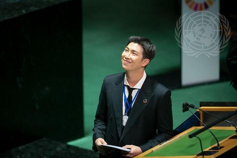 #Namjoon #RM #BTS #UN United Nations General Assembly, Time Of Our Lives, General Assembly, I Scream, Environmental Issues, Jung Kook, Rap Monster, Bts Twt, Proud Of You