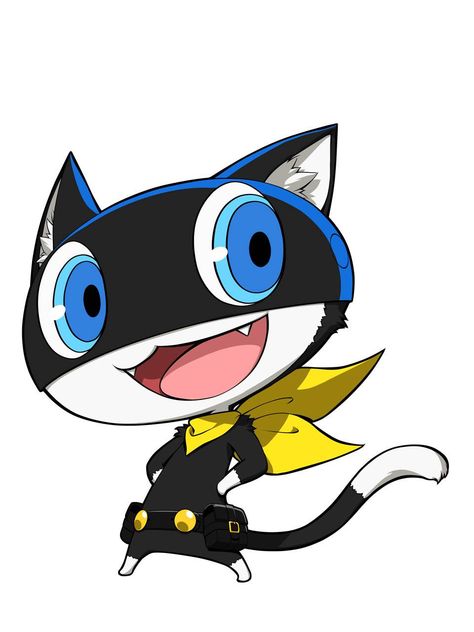 Persona 5: Morgana Persona 5 Morgana, Morgana Persona 5, Persona Q2, Shigenori Soejima, Persona Fanart, Persona Game, Makoto Yuki, Fire Elemental, Persona Q