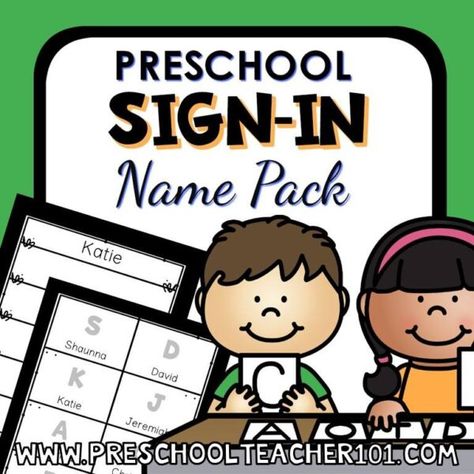 Thanks For Downloading Our Free Printable - Fun-A-Day! Name Activities For Preschoolers, Preschool Sign In, Math Activities For Toddlers, Name Activities Preschool, Community Helpers Preschool Activities, Children Writing, Sign In Sheet Template, Name Writing Practice, Preschool Names