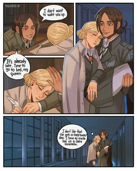 Ymir And Christa, Levi Squad, Attack On Titan Comic, Survey Corps, Attack On Titan Ships, Lgbt Art, Attack On Titan Fanart, Yuri Anime, Attack On Titan Art