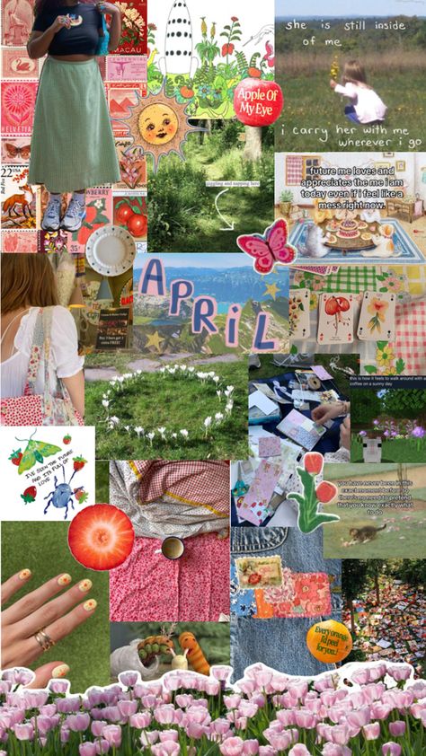 April Collage, March Collage, April Moodboard, April Wallpaper, Instagram Inspo, Mood Boards, Wallpapers, Collage, Gifts