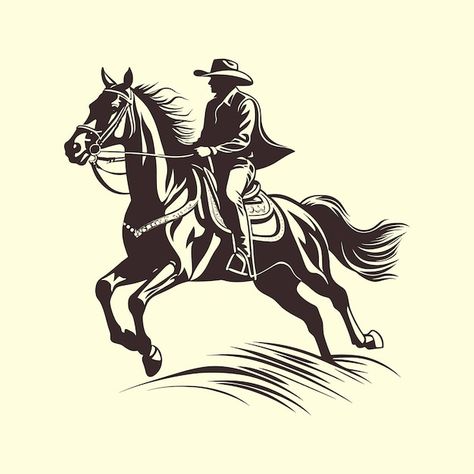 Wild West Sheriff, Ink Reference, Black Clipart, Horse Stencil, Travel Kids, Elegant Horse, Horse Vintage, Riding A Horse, Man On Horse