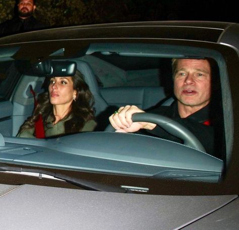 brad pitt and his girlfriend ines de ramon attend leonardo dicaprio’s 50th birthday party, 2024 Brad Pitt Photos, Paul Newman, 50th Birthday Party, Ramones, Leonardo Dicaprio, Brad Pitt, 50th Birthday, Birthday Party, Birthday