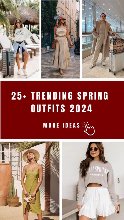 [object Object] Spring 2024 Vacation Outfits, Spring Vacation Wide-leg Pants, Spring-summer Wide Leg Pants For Day Out, 2024 Spring Summer Fashion Print Trends, Non-stretch Wide Leg Pants For Spring, Trending Spring Outfits, Pastel Blouse, Chic Travel Outfit, Oversized Blazers