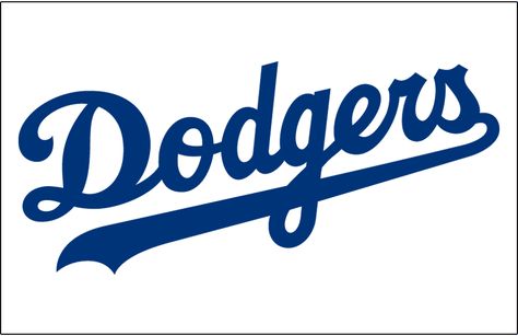 Los Angeles Dodgers Jersey Logo - National League (NL) - Chris ... La Dodgers Logo, Let's Go Dodgers, Los Angeles Dodgers Logo, Dodgers Logo, Mlb Logos, Sports Team Logos, Dodger Stadium, Dodgers Baseball, Mlb Teams