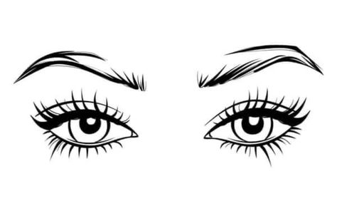 Womans Eyes Drawing, Eye Drawing Line Art, Eye Tattoo Outline, Sillouttes Tattoos, Eyes Outline, Line Art Eyes, Eye Outline, Wall Prints Quotes, Eyes Clipart