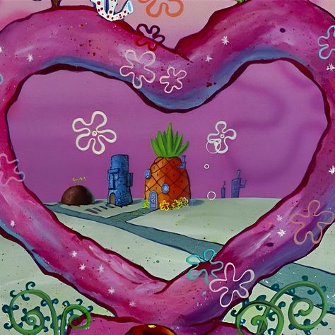 Aesthetic Spongebob Pics, Kelpy G Spongebob, Spongebob Pink Aesthetic, Spongebob Widget Aesthetic, Old Spongebob Aesthetic, Spongebob Color Palette, Spongebob Flowers Background, Pink Spongebob Wallpaper, Sponge Bob Aesthetic