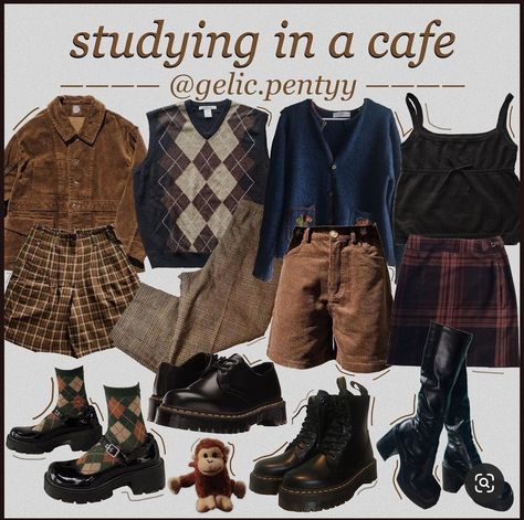 Nicolas Ferreira, Retro Outfits Aesthetic, Genderfluid Outfits, Outfit Core, Ftm Outfits, Mood Outfits, Academia Aesthetic Outfit, Brown Outfits, Explore Aesthetic