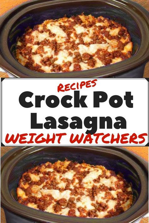 Crock Pot Lasagna Ww Crockpot Lasagna Recipe, Ww Crockpot Recipes Crock Pot, Mozzarella Shredded Cheese Recipes, Ww Recipes With Cottage Cheese, Ww Crock Pot Recipes, Ground Beef Ww Recipes, Crock Pot Weight Watchers Recipes, Ww Lasagna Recipe, Ww Beef Recipes