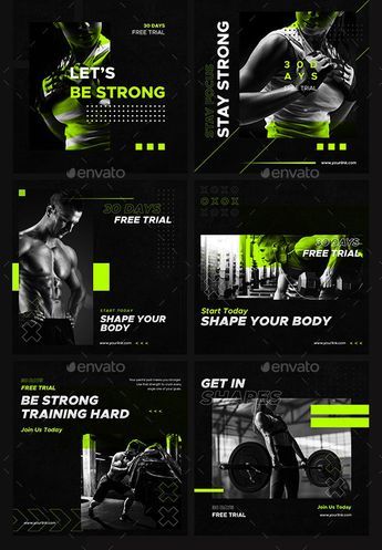 Sports Brochure, Gym Graphics, Gym Advertising, Gym Branding, Gym Flyer, Desain Ux, Logo Fitness, Fitness Branding, Sports Design Ideas