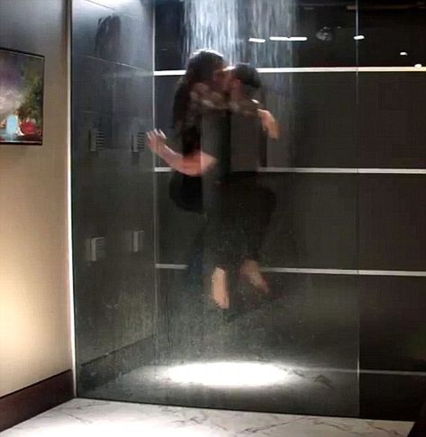 I love this master shower instead of a bath tub and small separate shower. 50 Shades Of Gray Scene Clips, 50 Shades Of Gray Scene, Colorado Mansion, 50 Shades Grey, Spicy Couples, Fifty Shades Cast, Romantic Kiss Gif, Another Cinderella Story, 50 Shades Darker