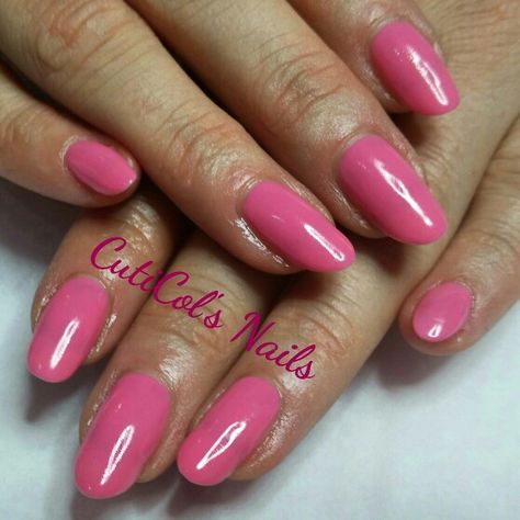 CND Shellac -  Girly Pink, Gotcha. Nails Shallec, Cnd Shellac, Pink Nails, Nails, Pink, Beauty