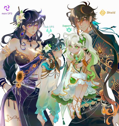 Genshimp on Twitter: "Nahida plz come and join my Archon team !!⚡️🍃🍀🔶 https://t.co/7wnoPZVesr" / Twitter Oc Manga, 영감을 주는 캐릭터, Naan, Character Design Inspiration, Anime Character Design, Anime Funny, Amazing Art, Game Art, Anime Wallpaper