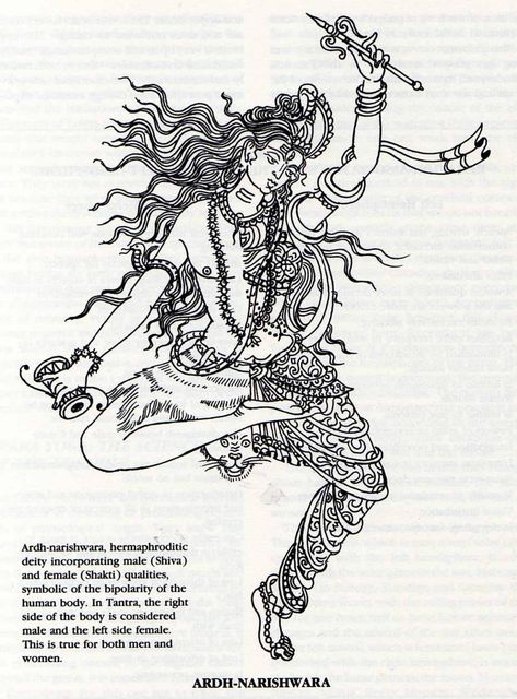 Ardhanarishvara Shiva Shakti Tattoo, Ardhanarishvara Drawing, Ardhanarishvara Paintings, Ardhanarishvara Shiva Shakti, Lord Shiva Tattoo, Male Energy, Hindu Cosmos, Western Wedding Ideas, Tara Goddess