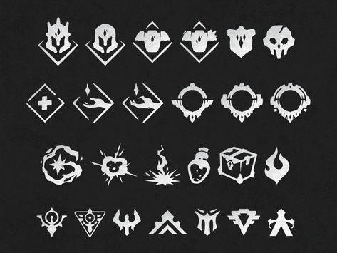 Skill Icon, Game Icon Design, Resources Icon, Dnd Backgrounds, Shield Icon, Concept Art Tutorial, Game Logo Design, Game Ui Design, Grafic Design