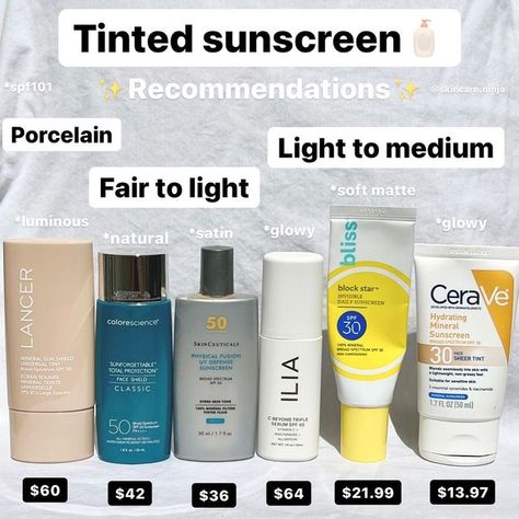 Korean Tinted Sunscreen, Tinted Sunscreen Makeup Look, Genevieve Core, Best Tinted Sunscreen, X Makeup, Tinted Sunscreen, Spf Makeup, Products Aesthetic, Daily Sunscreen