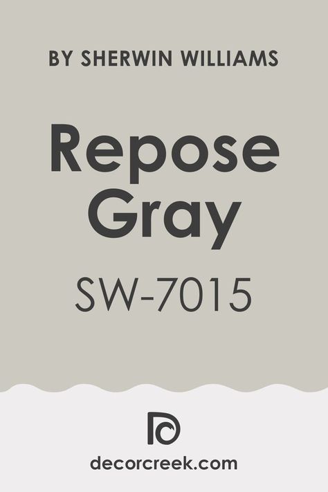 Repose Gray SW 7015 Paint Color by Sherwin-Williams Best Greige Paint, Best Greige, Best Greige Paint Color, Repose Gray Sherwin Williams, Worldly Gray, Real Life Photos, Greige Paint Colors, Greige Paint, Exterior House Paint Color Combinations