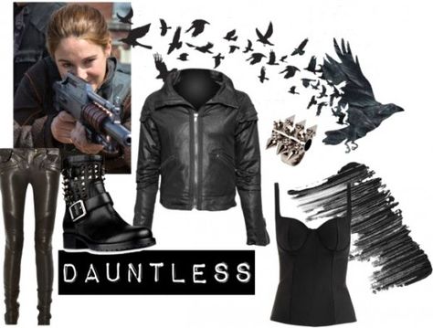 Divergent Costume Ideas: Tris in a daring Dauntless outfit Divergent Costume, Divergent Fashion, Tris Divergent, Dauntless Clothes, Divergent Outfits, Divergent Tris, Tris Prior, Fandom Fashion, Fandom Outfits