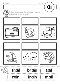 Vowel Digraphs Ai Oa Ie Ee - Esl Worksheet By Kebabsalad1 088 Word Work Worksheets, Starfish Drawing, Vowel Team Words, Lavinia Pop, Digraphs Worksheets, Digraph Words, Vowel Digraphs, Cvc Words Worksheets, Phonics Blends