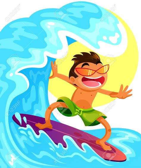 Cartoon Guy Surfing On His Surfboard Royalty Free Cliparts ... Guy Surfing, Surfing Drawing, Surf Guys, Surfboard Drawing, Waves Cartoon, Surf Drawing, Surfing Wallpaper, Surfing Pictures, Surfer Dude