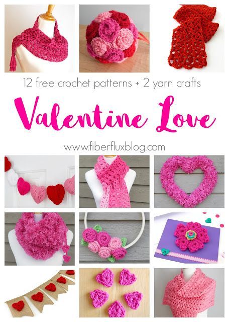 Valentine Crochet, Crochet Valentines, Easy Yarn Crafts, Crochet Valentine, Crochet Holiday, Crochet Hearts, Bunny Crochet, Valentines Roses, Valentines Crochet