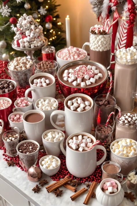 1. Winter Warmth 
2. Festive Treats 
3. Delicious Indulgence 
4. Flavorful Delights Xmas Hot Chocolate Bar, Cute Hot Cocoa Bar, Hot Coa Coa Bar, Hot Chocolate Stand Ideas, Gingerbread Hot Cocoa Bar, Christmas Hot Cocoa Bar, Small Kids Playrooms, Hot Cocoa Bar Christmas, Gingerbread Hot Cocoa