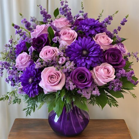 Purple colour flowers