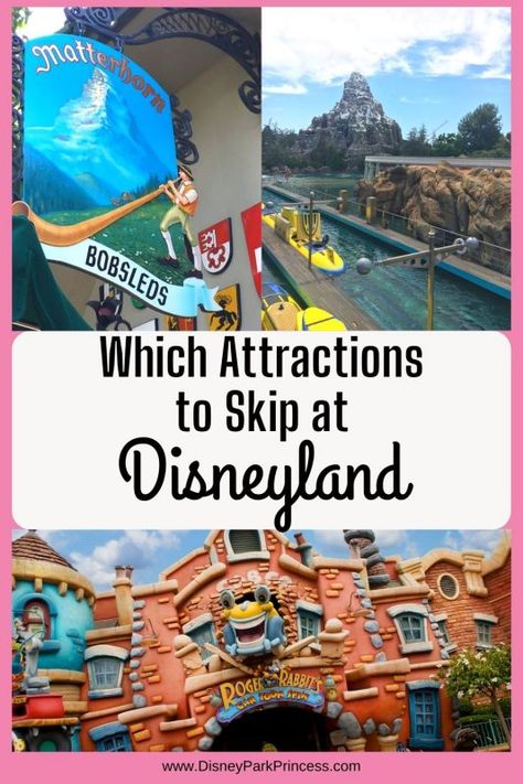 With so many attractions at Disneyland to choose from, you can't do them all! Find out which attractions I skip at Disneyland Disney Moms, Disneyland Resort California, Disneyland Trip Planning, Disneyland Restaurants, Disneyland Holidays, California Attractions, Disneyland World, Disneyland Attractions, Disneyland Secrets