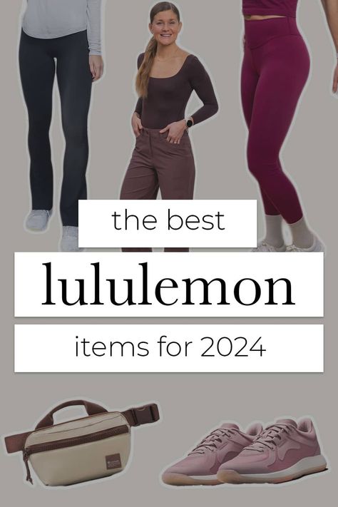 collage of lululemon items for 2024 Lululemon Products, Versatile Lululemon Activewear With Go-dry, Lululemon Functional Sweat-resistant Activewear, Lululemon Stretch Sweat-resistant Activewear, Versatile Lululemon Activewear, Bra Friendly, Lululemon Sweatshirt, Versatile Moisture-wicking Activewear By Lululemon, Running Pace, Best Things To Buy