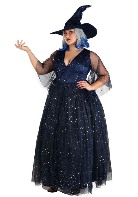 PRICES MAY VARY. Size: 3X COSTUME INCLUDES: This Plus Size Moonbeam Witch Costume includes a witch dress and a pointed hat. FROM FUN COSTUMES: As costume experts, we love creating and crafting the best costumes online! This Moonbeam Witch Costume for women is one of our signature Halloween looks and you will love it for a unique twist on the traditional witch outfit. GREAT DETAILS: Our moonbeam witch dress is stylish with a touch of sparkle for a fresh take on a classic witch costume. With a tul Witches Costumes For Women, Halloween Plus Size, Knit Fabric Dress, Fun Costumes, Stylish Gown, Sandwich Makers, Plus Size Costume, Plus Size Halloween Costume, Plus Size Costumes