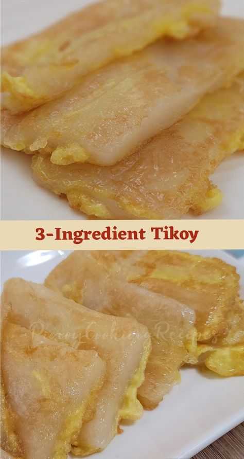 Tikoy Recipe Filipino Food, Tikoy Recipe, Quick Bakes, Easy Bibingka Recipe, Pinoy Kakanin, Cold Sweets, Filipino Kakanin, Best Filipino Recipes, Bibingka Recipe