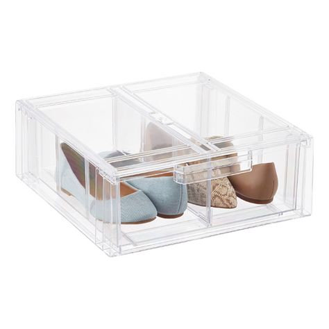 Shoe Drawers, Closet Boxes, Dream Closet Organization, Accessory Drawer, Shoe Drawer, Plastic Storage Drawers, Closet Storage Bins, Simple Bathroom Remodel, Shoe Cabinets