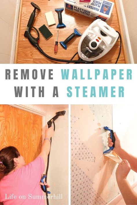 Remove Old Wallpaper, Vinegar Fabric Softener, How To Remove Wallpaper, Window Cleaning Tips, Removing Old Wallpaper, Remove Wallpaper, Remove Wall, Wallpaper Removal, Tidy House