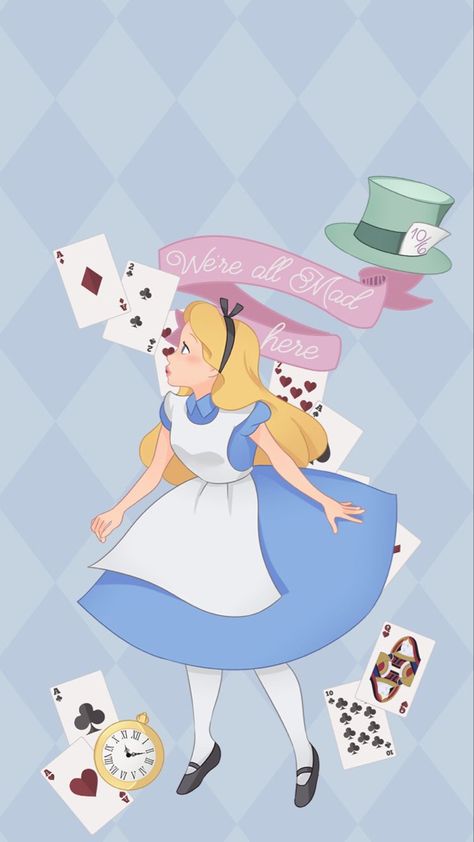 Alice In Wonderland Background, Alice In Wonderland Cartoon, Alice In Wonderland Alice, Alice In Wonderland Artwork, Alice In Wonderland Drawings, Wonderland Artwork, Alice In Wonderland Aesthetic, Alice In Wonderland Disney, Wonderland Alice