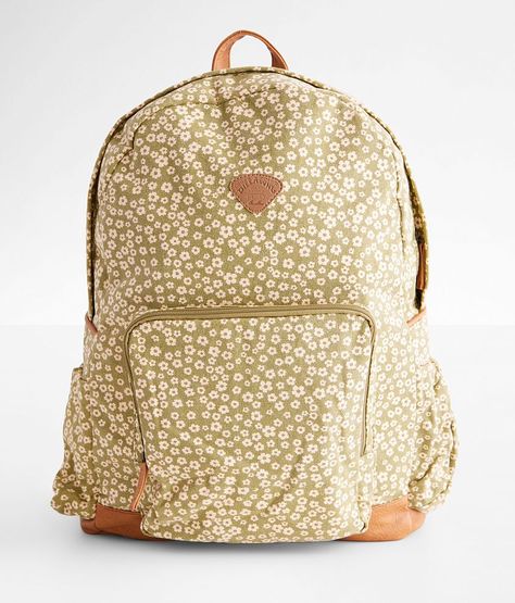 Flower Backpacks For School, 2023 Backpack Trends, Clean Girl Backpack, That Girl Backpack, School Canvas Backpack, Granola Girl Backpack, Backpacks Billabong, Cute Backpacks Aesthetic, Boho Backpacks